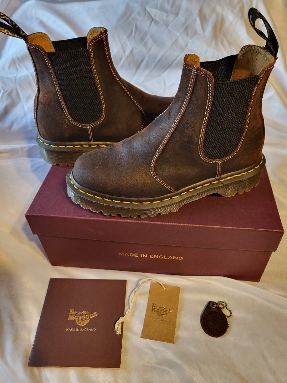 Dr. Martens Made in England wax commander Chelsea boot